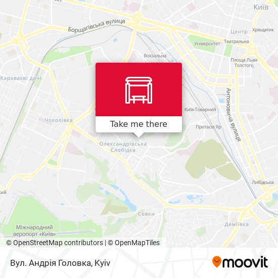 Вул. Андрія Головка map