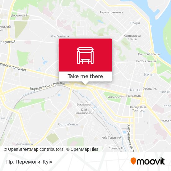 Пр. Перемоги map