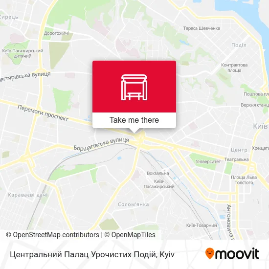 Карта Центральний Палац Урочистих Подій