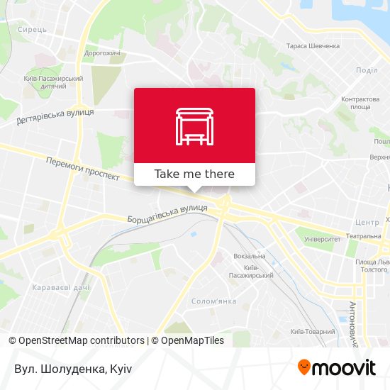 Вул. Шолуденка map