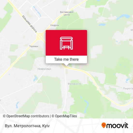 Карта Вул. Метрологічна
