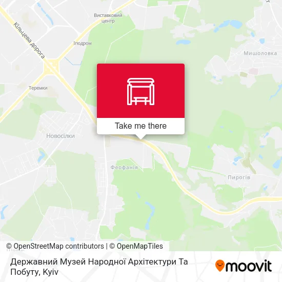 Карта Державний Музей Народної Архітектури Та Побуту