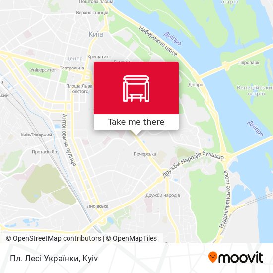 Пл. Лесі Українки map