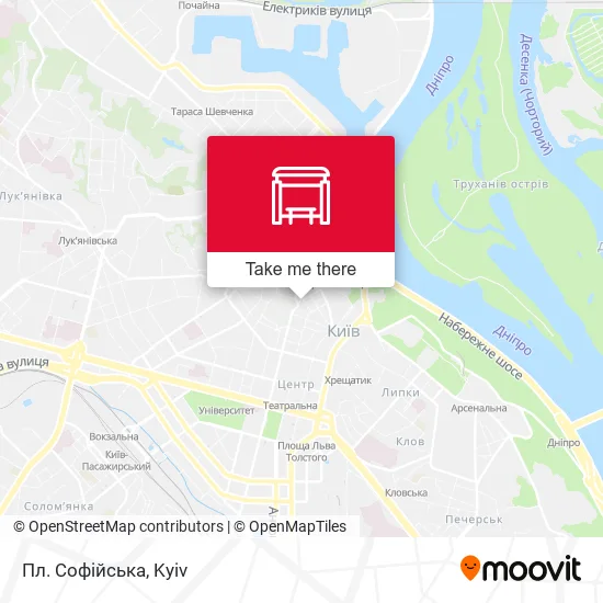 Карта Пл. Софійська
