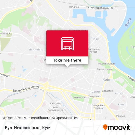 Вул. Некрасівська map