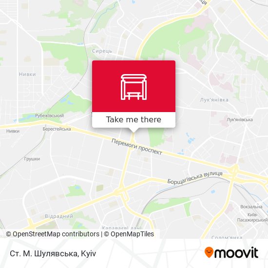 Ст. М. Шулявська map