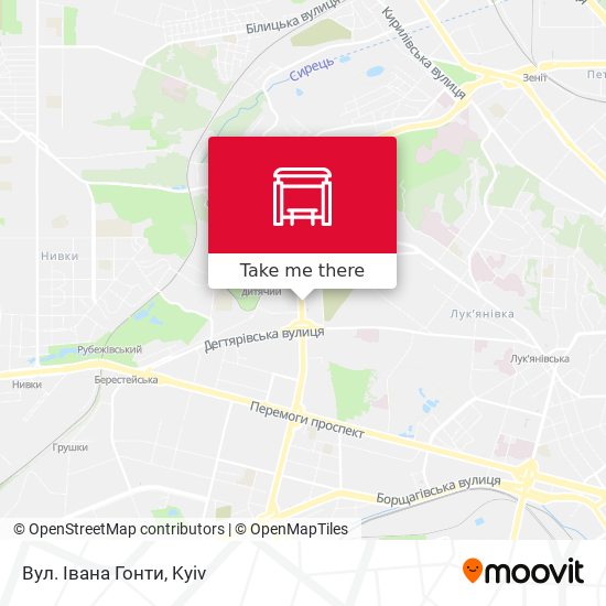 Вул. Івана Гонти map