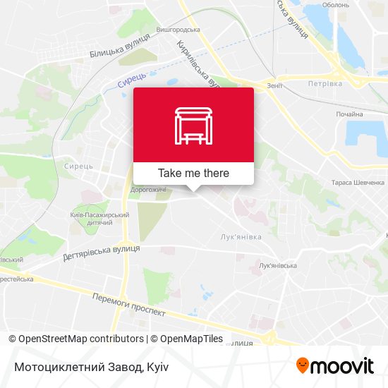 Карта Мотоциклетний Завод