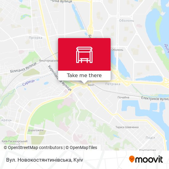 Вул. Новокостянтинівська map