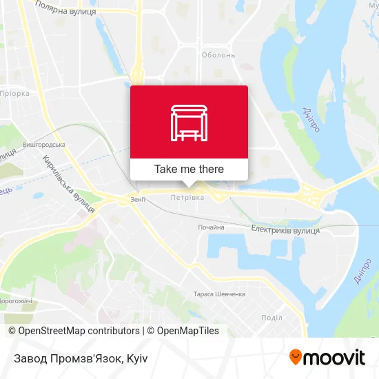 Карта Завод Промзв'Язок
