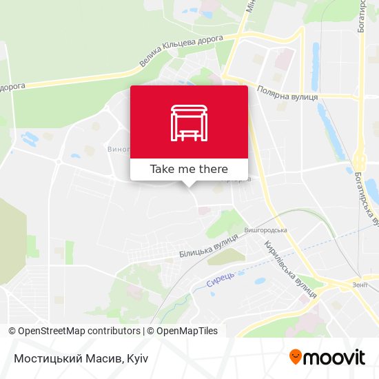 Мостицький Масив map