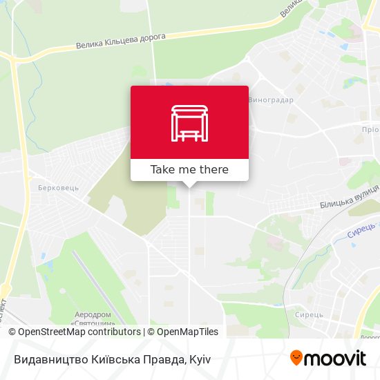 Видавництво Київська Правда map