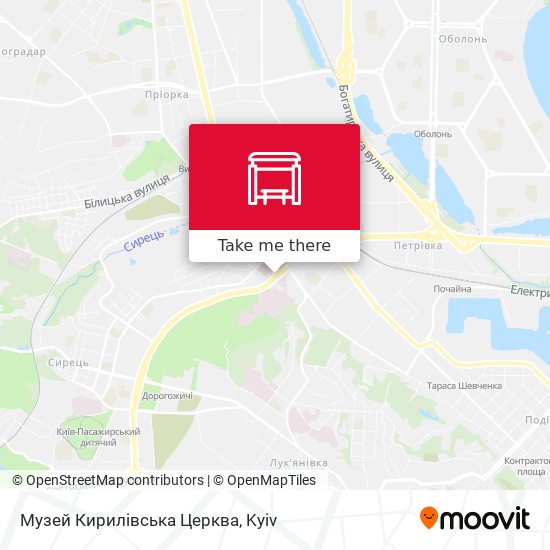 Музей Кирилівська Церква map