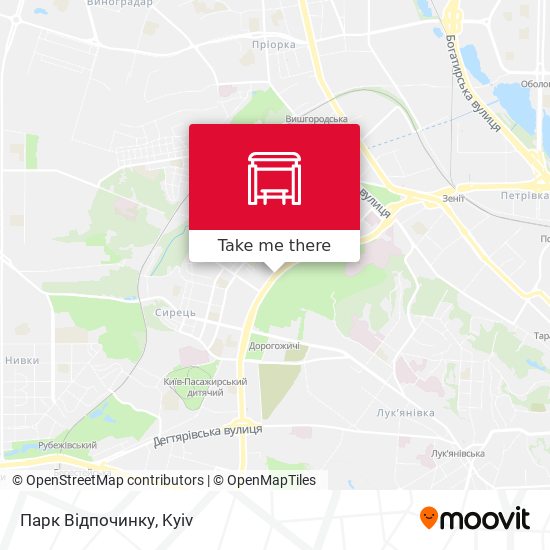 Парк Відпочинку map