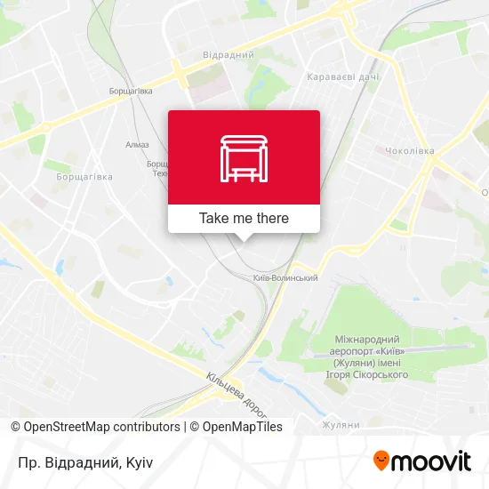 Карта Пр. Відрадний