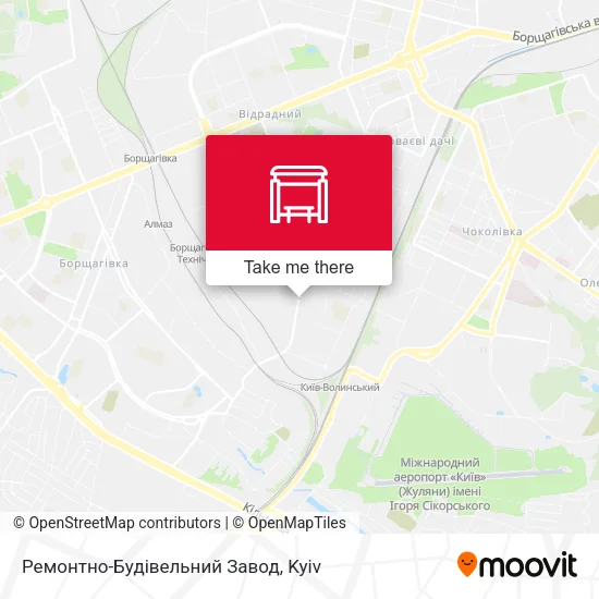 Карта Ремонтно-Будівельний Завод