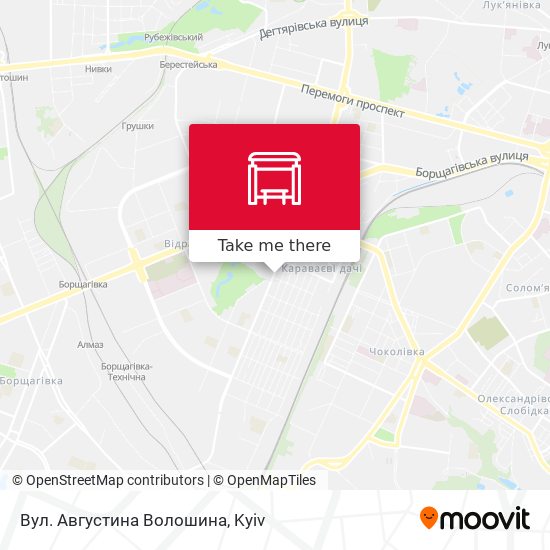 Вул. Августина Волошина map