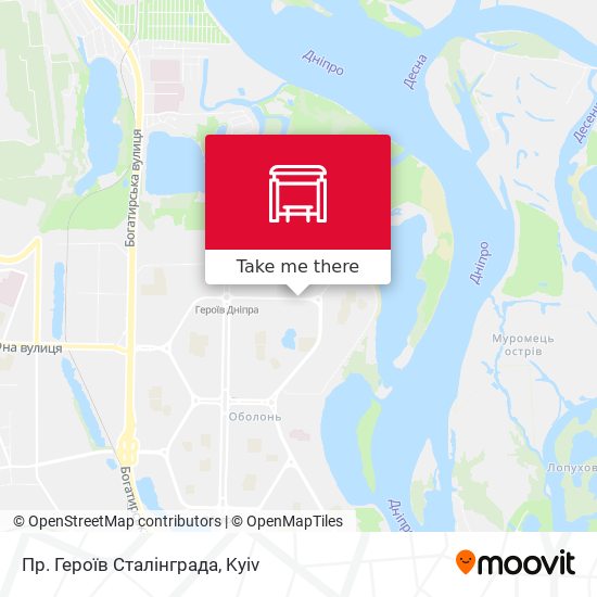 Пр. Героїв Сталінграда map