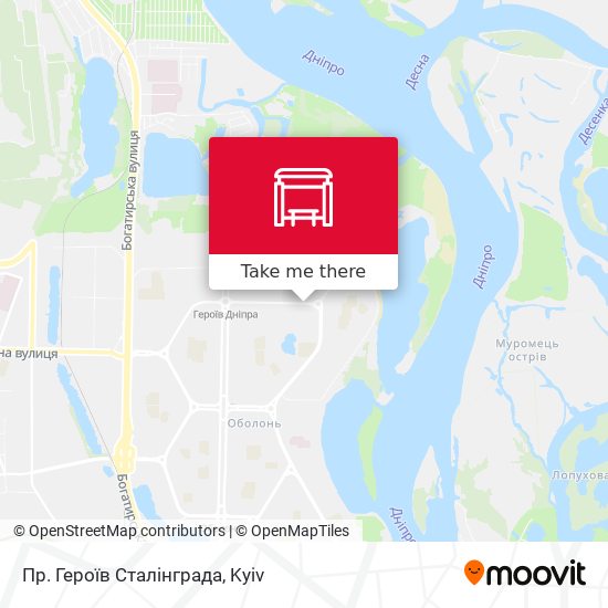 Пр. Героїв Сталінграда map