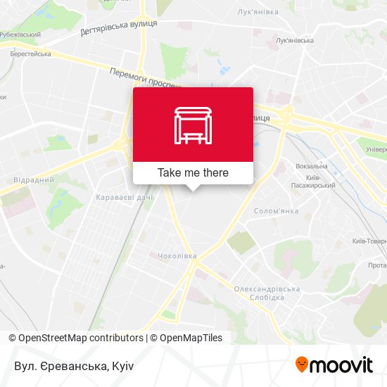 Вул. Єреванська map