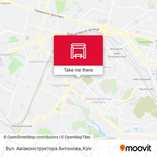 Вул. Авіаконструктора Антонова map