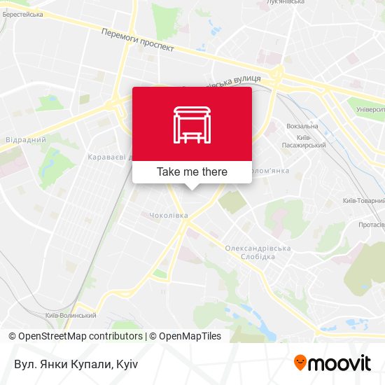 Вул. Янки Купали map