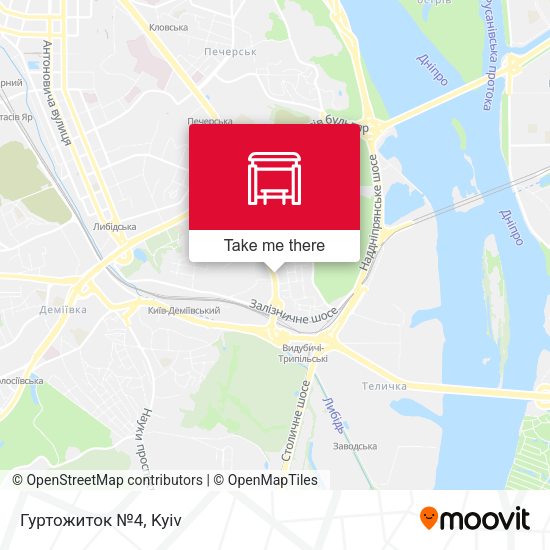 Карта Гуртожиток №4