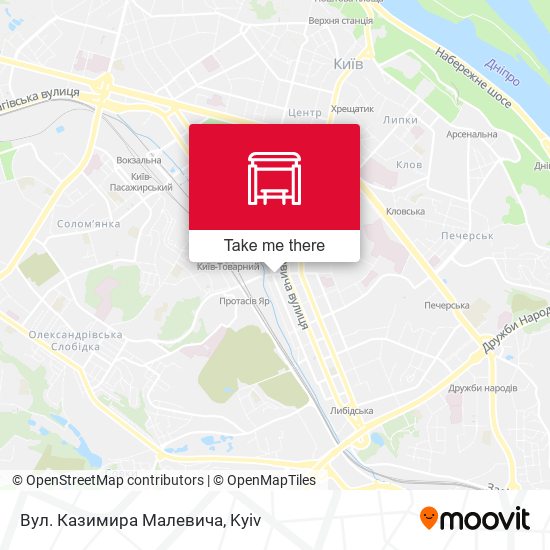 Вул. Казимира Малевича map