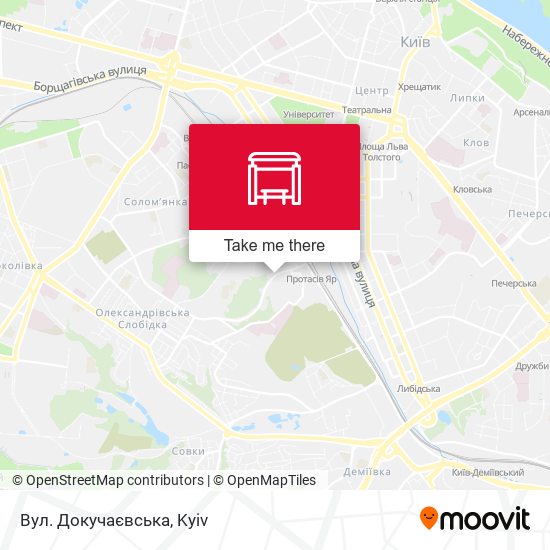 Вул. Докучаєвська map