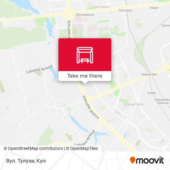 Вул. Тулузи map