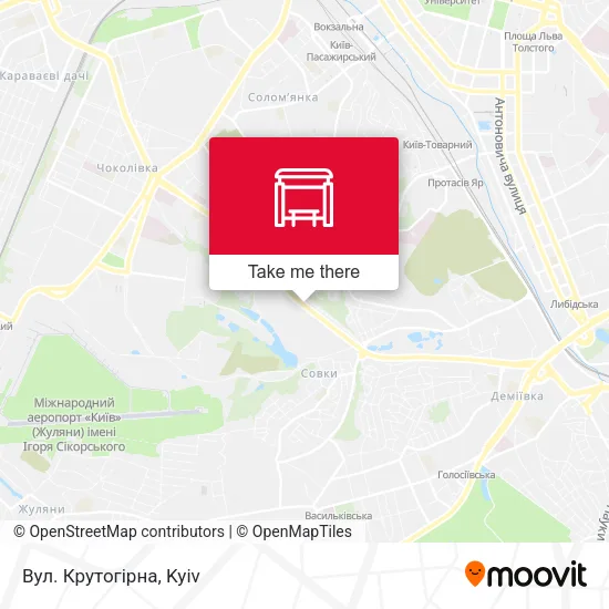 Вул. Крутогірна map