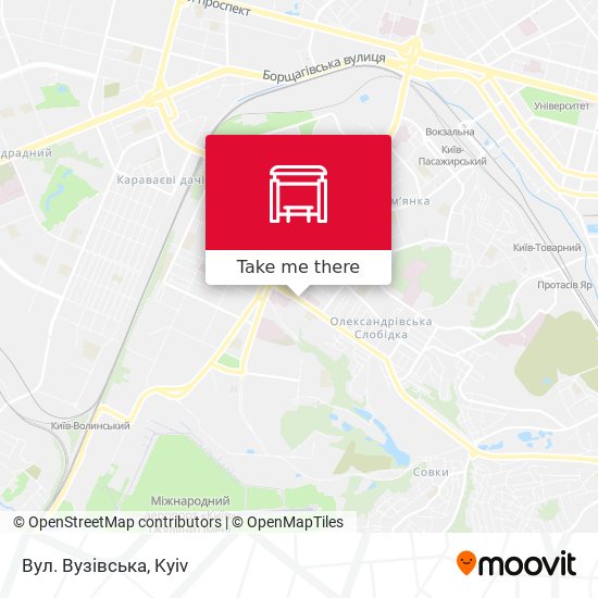 Вул. Вузівська map