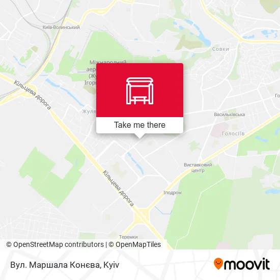 Карта Вул. Маршала Конєва