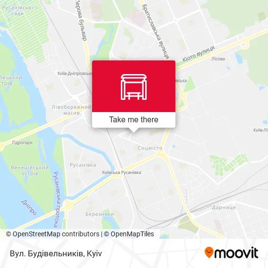 Карта Вул. Будівельників