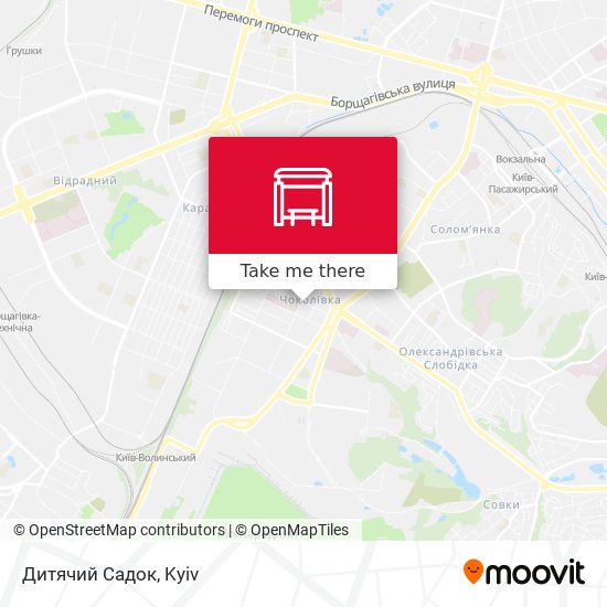 Дитячий Садок map
