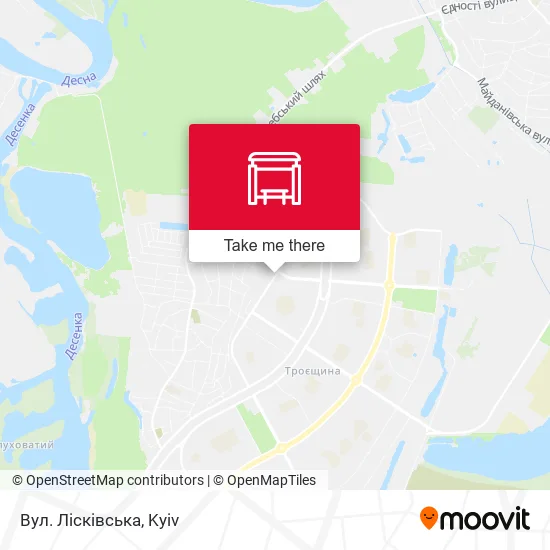 Карта Вул. Лісківська