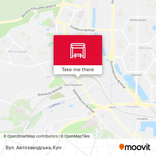 Вул. Автозаводська map