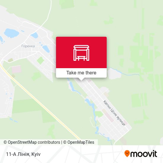 Карта 11-А Лінія