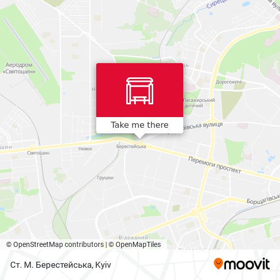 Ст. М. Берестейська map