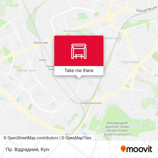 Карта Пр. Відрадний