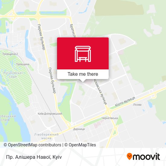 Карта Пр. Алішера Навої
