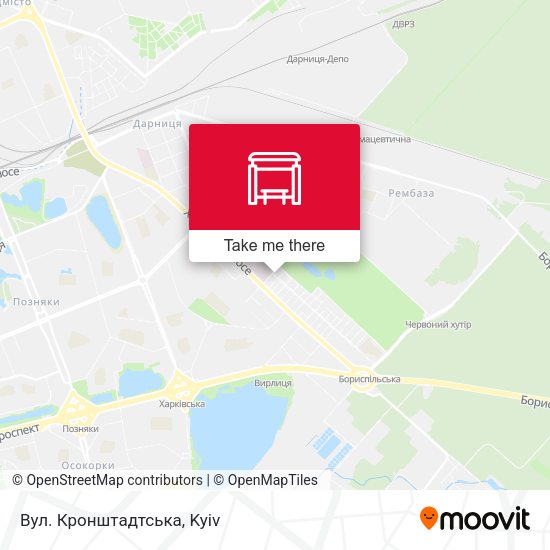 Карта Вул. Кронштадтська