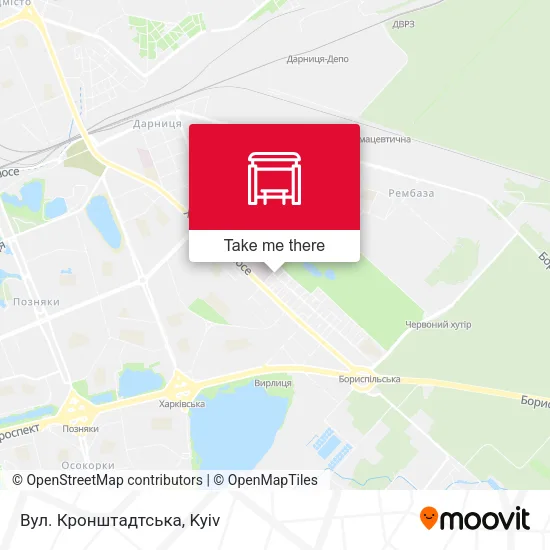 Карта Вул. Кронштадтська