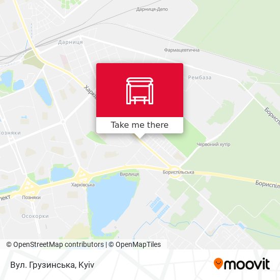 Вул. Грузинська map