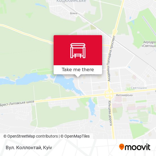 Вул. Коллонтай map