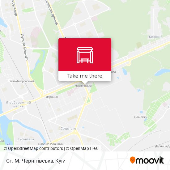 Ст. М. Чернігівська map