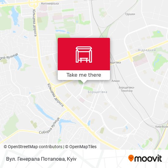 Вул. Генерала Потапова map