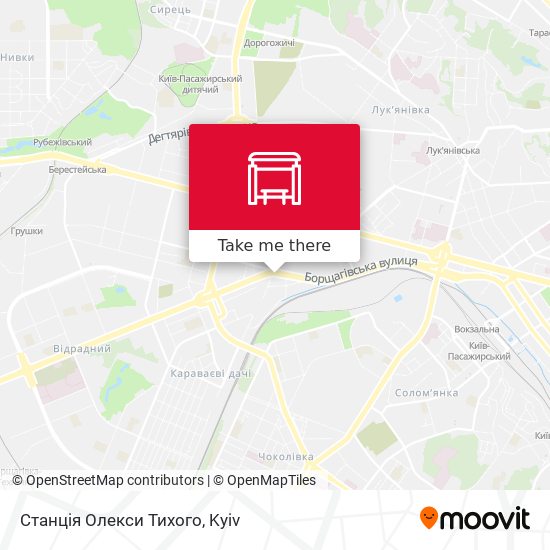 Станція Олекси Тихого map