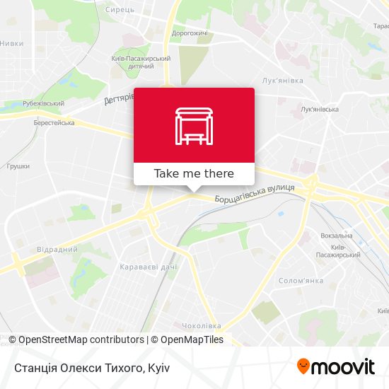 Станція Олекси Тихого map
