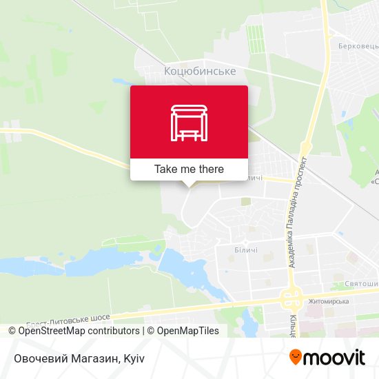 Карта Овочевий Магазин
